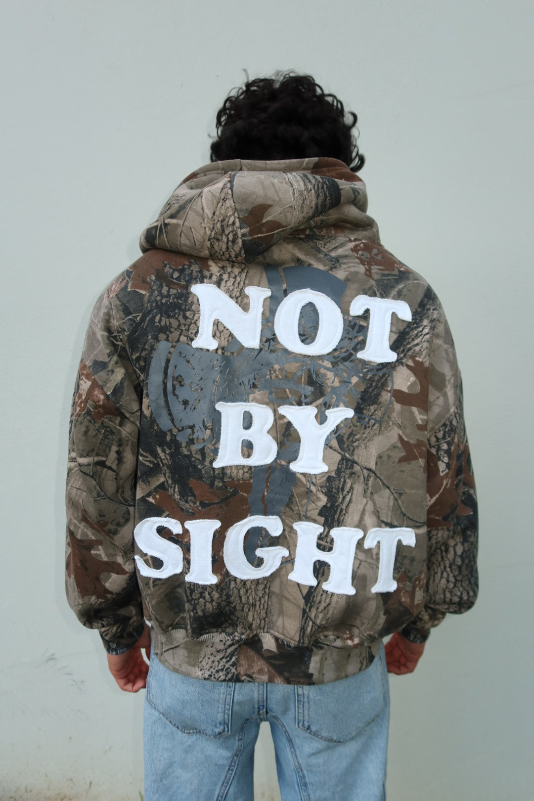 “Sightless” Faith - Camo Zip up