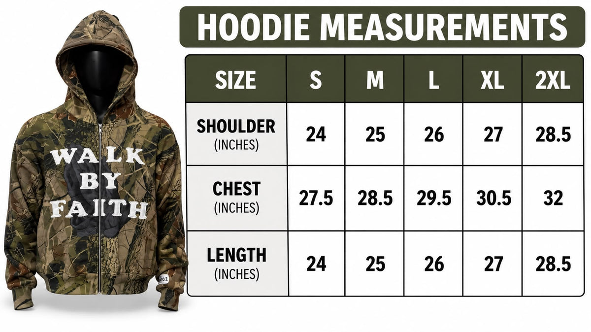 “Sightless” Faith - Camo Zip up
