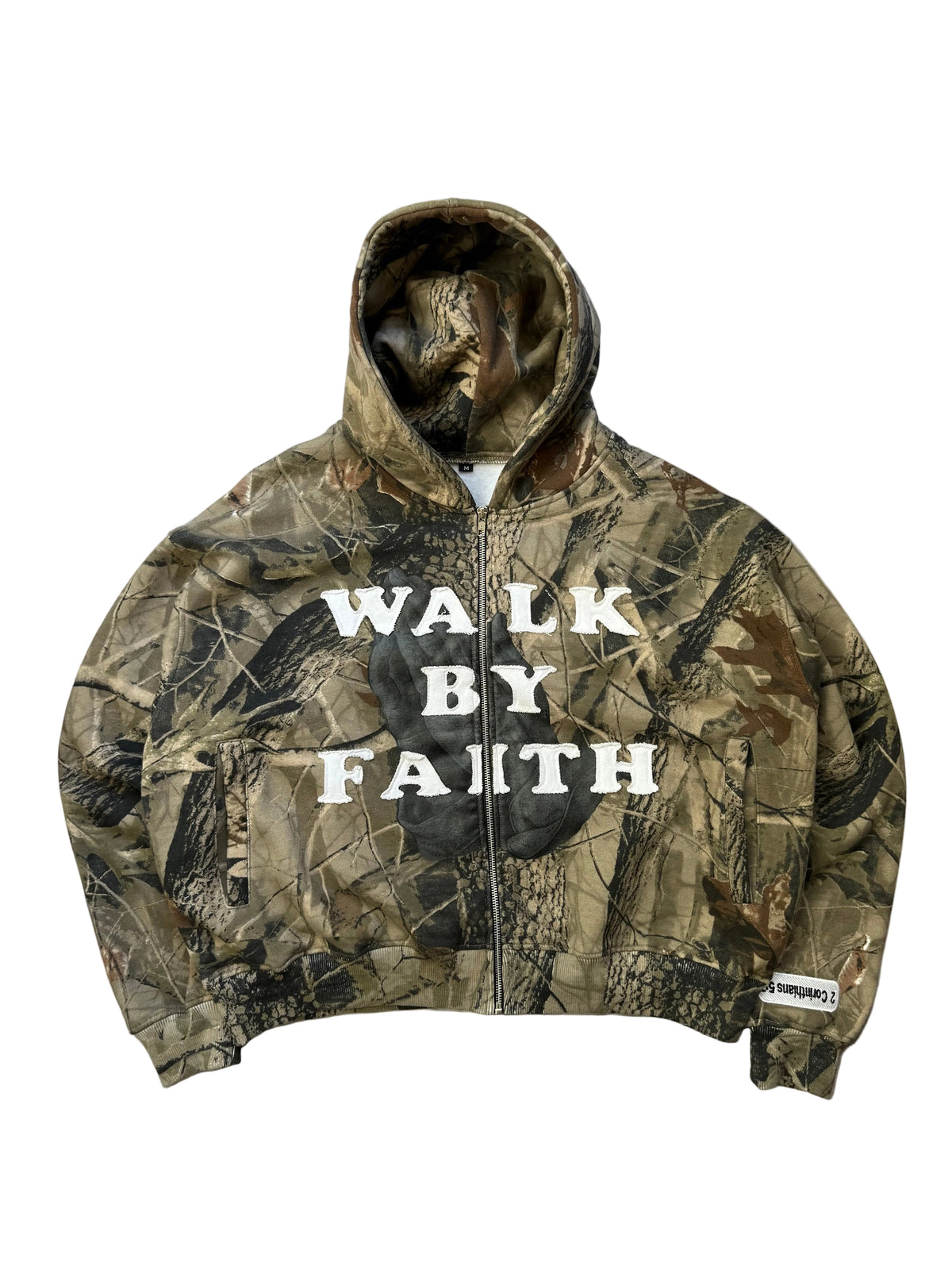 “Sightless” Faith - Camo Zip up