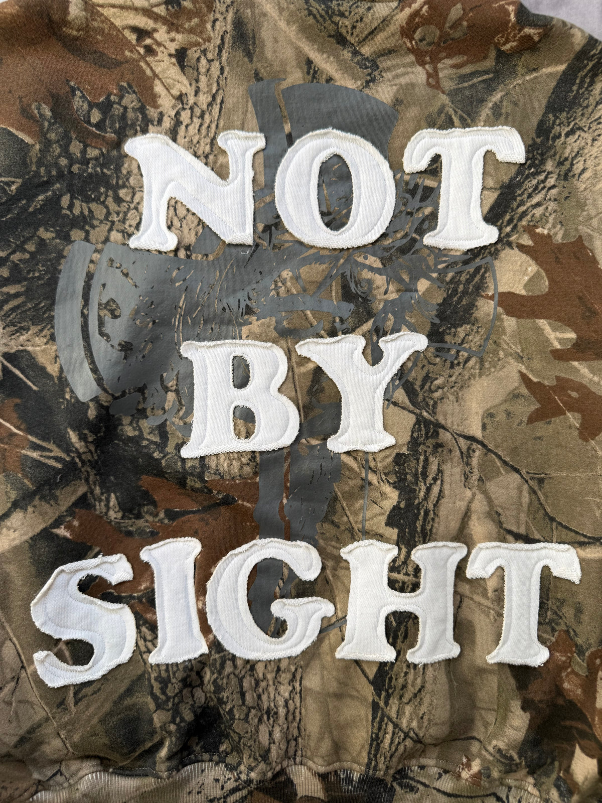 “Sightless” Faith - Camo Zip up