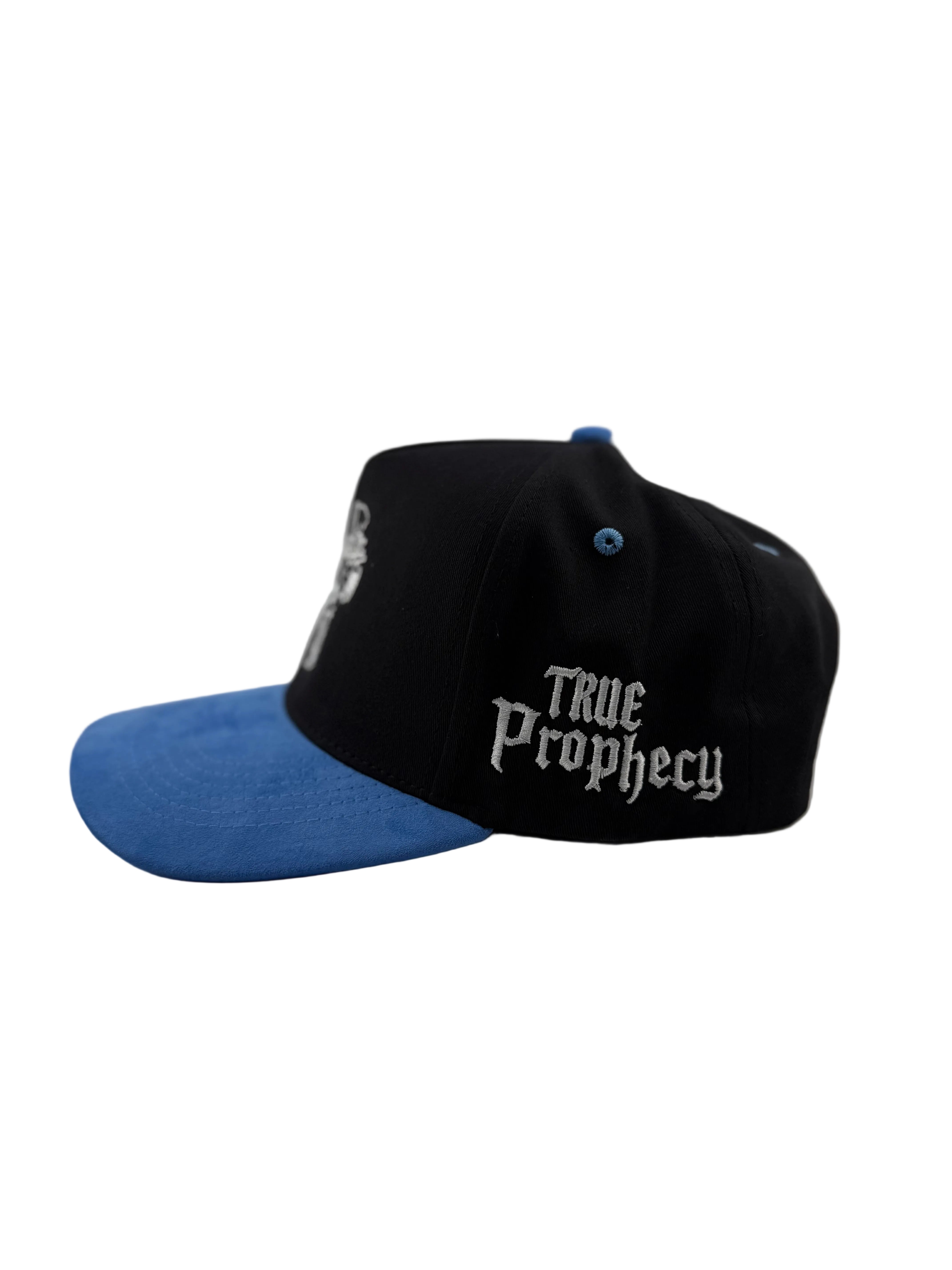 True Prophecy ; Signature suede snapbacks